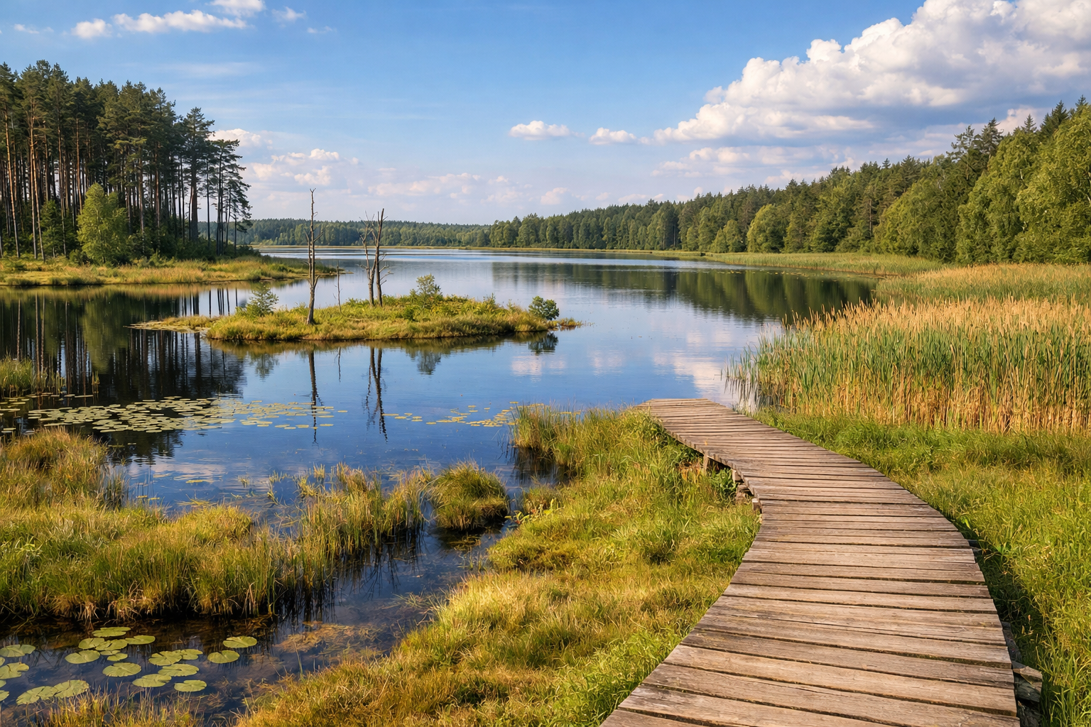 Wiosenny las w rezerwacie Śnieżycowy Jar w Wielkopolsce